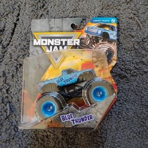 New Monster Jam Blue Thunder Toy Truck